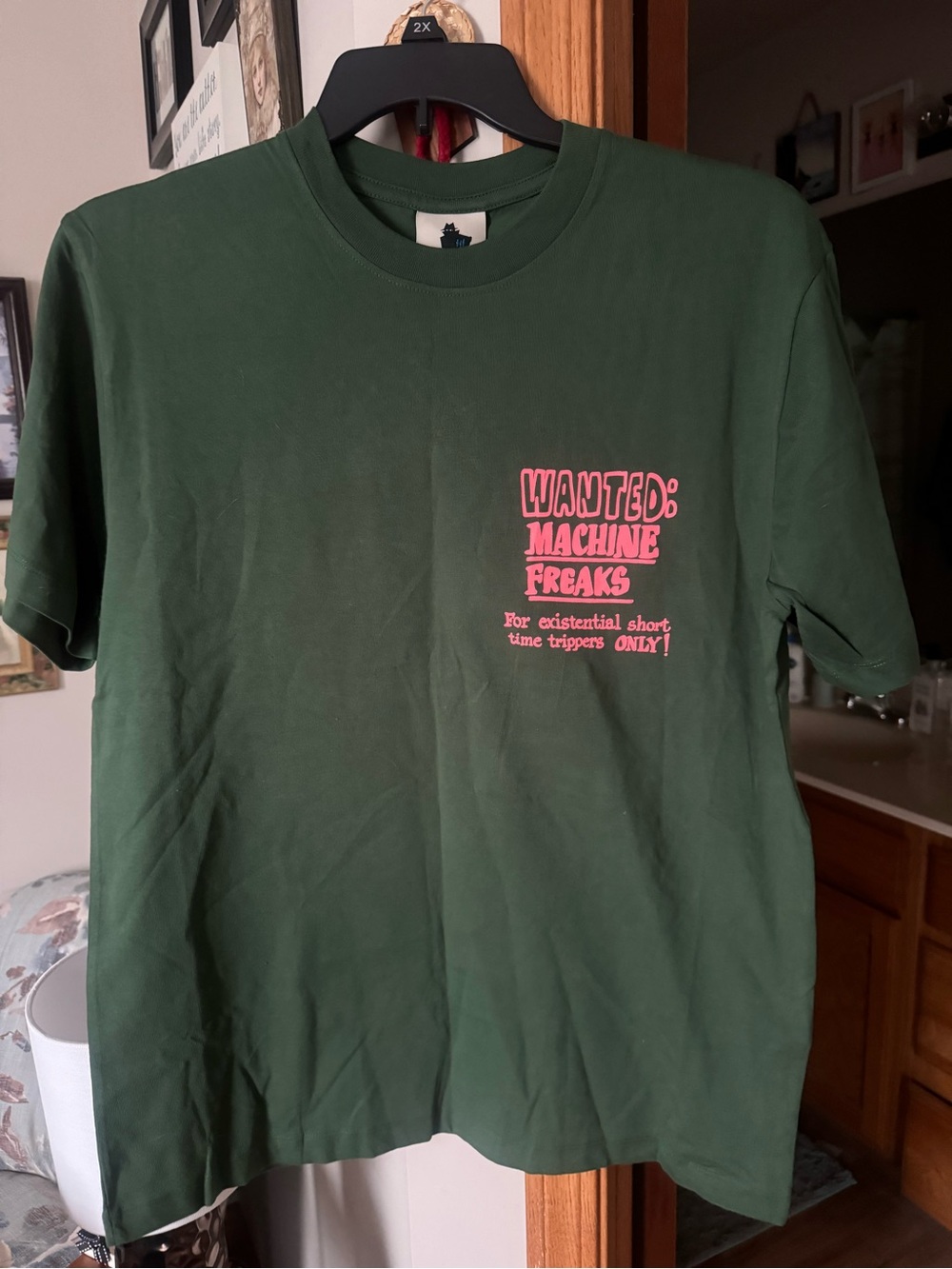 RBM real bad man medium machine  Freaks Graphic Tee - Green